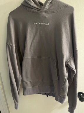 Sky Dolls Storm Gray Hoodie